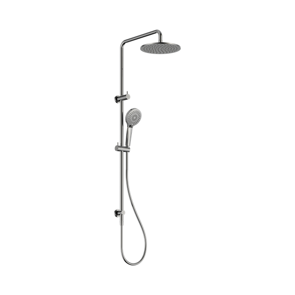 Nero Round Twin Shower Chrome - NR250805dCH