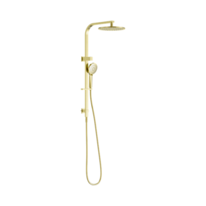 Nero Bianca Twin Shower Brushed Gold - NR250805fBG