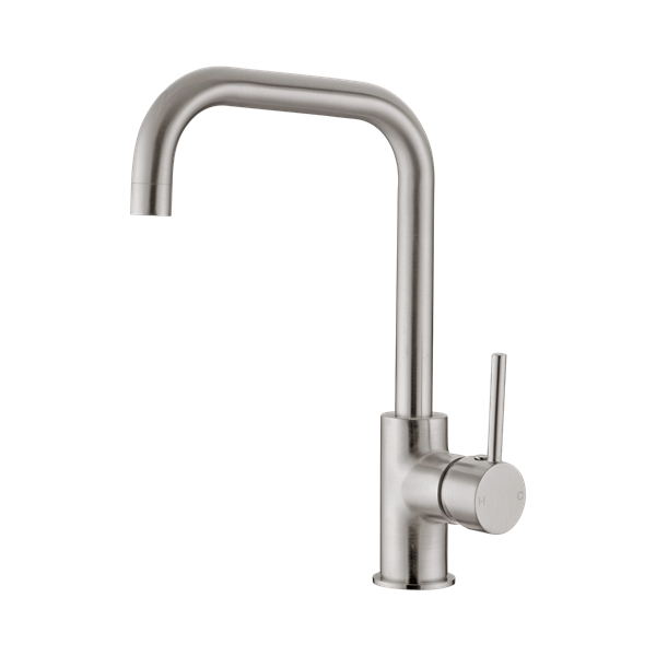 Nero Dolce Kitchen Mixer Square Shape Brushed Nickel - NR250806BN
