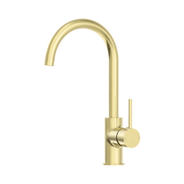 Nero Dolce Kitchen Mixer Gooseneck Brushed Gold - NR250807BG