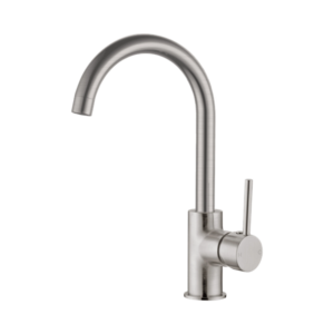 Nero Dolce Kitchen Mixer Gooseneck Brushed Nickel - NR250807BN