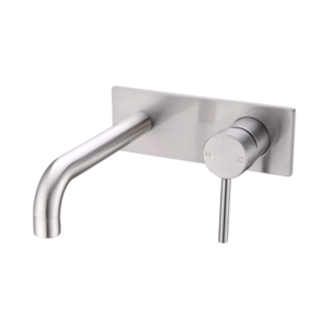 Nero Dolce Wall Basin/Bath Mixer Brushed Nickel - NR250810bBN
