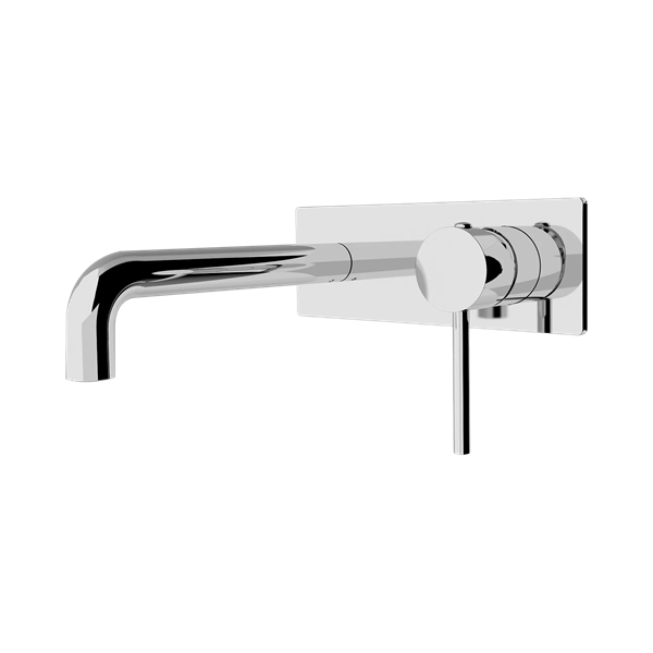 Nero Dolce Wall Basin/Bath Mixer Chrome - NR250810bCH