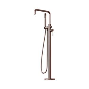 Nero Opal Freestanding Bath Mixer With Hand Shower Brushed Bronze - NR251903ABZ