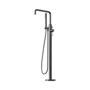Nero Opal Freestanding Bath Mixer With Hand Shower Graphite - NR251903AGR