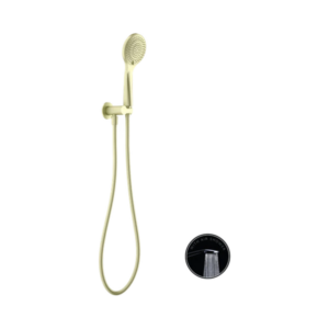 Nero Opal Shower On Bracket With Air Shower Brushed Gold - NR251905BG