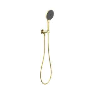 Nero Opal Shower On Bracket With Air Shower II Brushed Gold - NR251905FBG