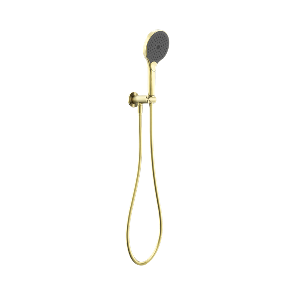 Nero Opal Shower On Bracket With Air Shower II Brushed Gold - NR251905FBG