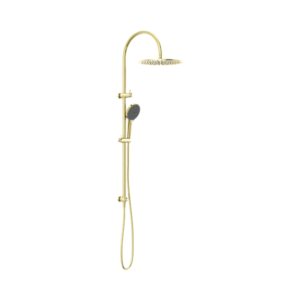 Nero Opal Twin Shower With Air Shower II Brushed Gold - NR251905HBG