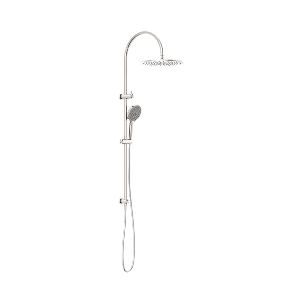 Nero Opal Twin Shower With Air Shower II Brushed Nickel - NR251905HBN