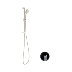 Nero Opal Shower Rail With Air Shower Brushed Nickel - NR251905aBN