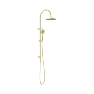 Nero Opal Twin Shower With Air Shower Brushed Gold - NR251905bBG