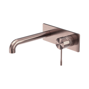 Nero Opal Wall Basin/Bath Mixer 230mm Brushed Bronze - NR251907A230BZ