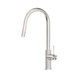 Nero Opal Pull Out Sink Mixer With Vegie Spray Function Brushed Nickel - NR251908BN