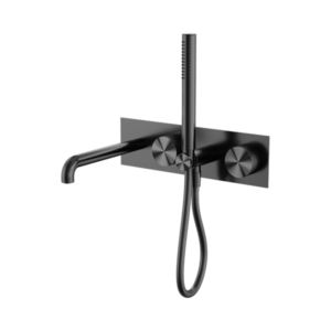 Nero Opal Progressive Shower System With Spout 230mm Graphite - NR252003a230GR