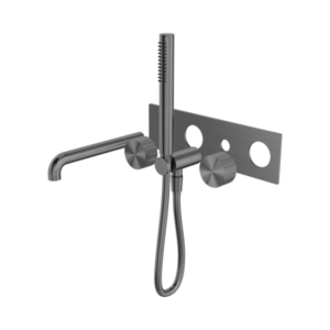 Nero Opal Progressive Shower System With Spout 230mm Trim Kits Only Graphite - NR252003a230tGR