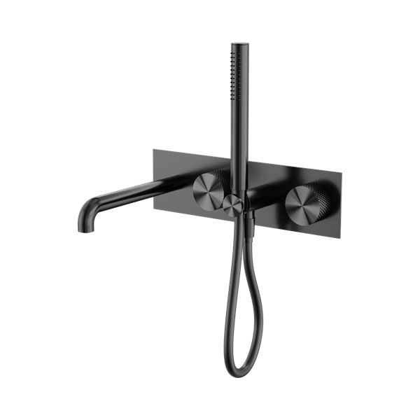 Nero Opal Progressive Shower System With Spout 250mm Graphite - NR252003a250GR