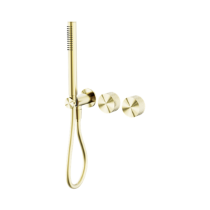 Nero Opal Progressive Shower System Separate Plate Brushed Gold - NR252003dBG