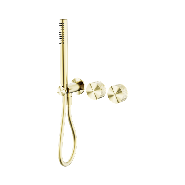Nero Opal Progressive Shower System Separate Plate Brushed Gold - NR252003dBG