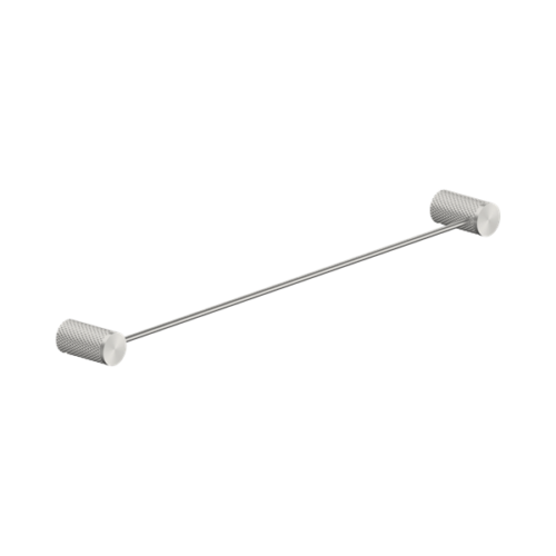 Nero Opal Single Towel Rail 600mm Brushed Nickel - NR2524BN