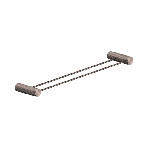 Nero Opal Double Towel Rail 600mm Brushed Bronze - NR2524dBZ