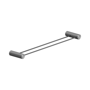 Nero Opal Double Towel Rail 600mm Graphite - NR2524dGR