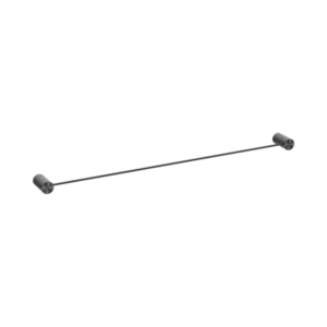 Nero Opal Single Towel Rail 800mm Graphite - NR2530GR