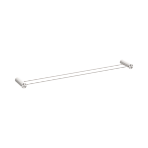 Nero Opal Double Towel Rail 800mm Brushed Nickel - NR2530dBN