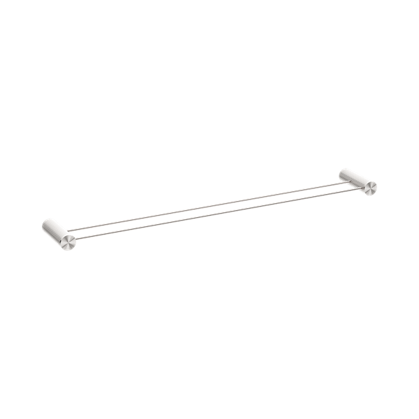 Nero Opal Double Towel Rail 800mm Brushed Nickel - NR2530dBN