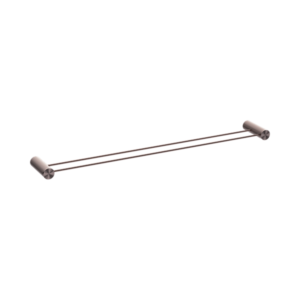 Nero Opal Double Towel Rail 800mm Brushed Bronze - NR2530dBZ
