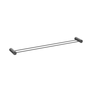 Nero Opal Double Towel Rail 800mm Graphite - NR2530dGR