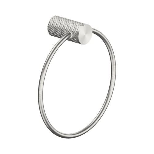 Nero Opal Towel Ring Brushed Nickel - NR2580aBN