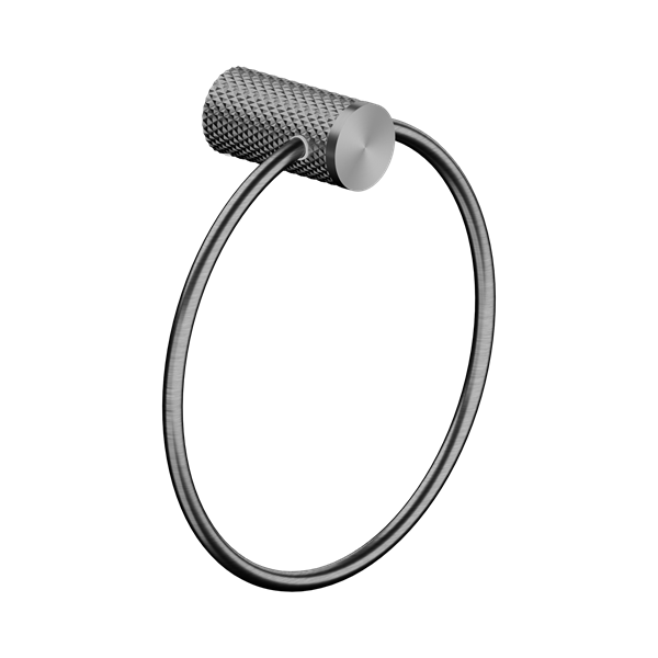 Nero Opal Towel Ring Graphite - NR2580aGR