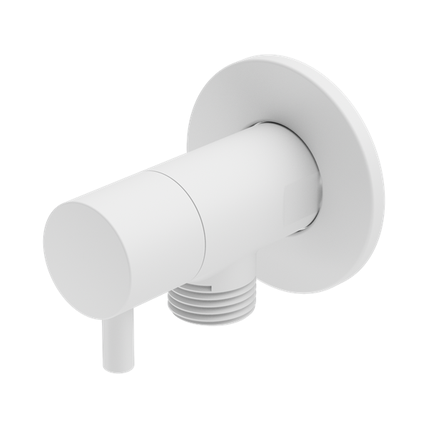 Nero Mini Cistern Stop Matte White - NR262109EMW