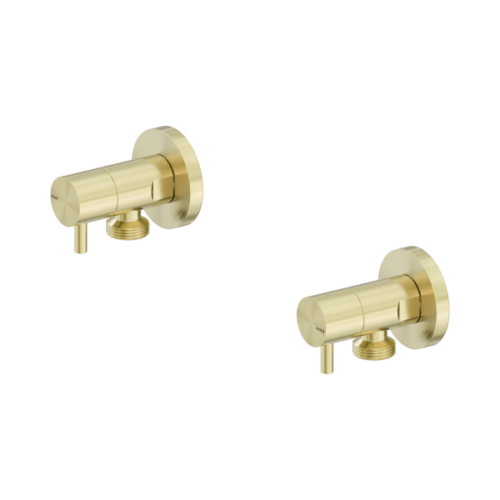 Nero Washing Machine Tap Set Brushed Gold - NR262109dBG