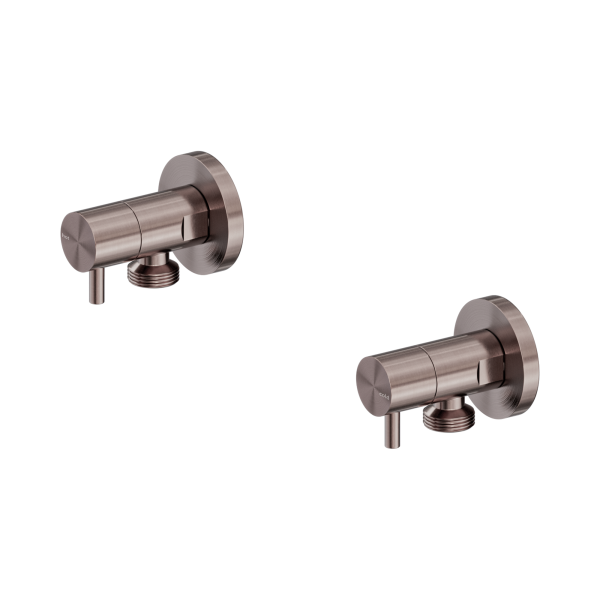 Nero Washing Machine Tap Set Brushed Bronze - NR262109dBZ