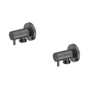 Nero Washing Machine Tap Set Gun Metal - NR262109dGM