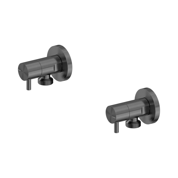 Nero Washing Machine Tap Set Gun Metal - NR262109dGM