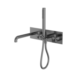 Nero Kara Progressive Shower System With Spout 230mm Gun Metal - NR271903a230GM