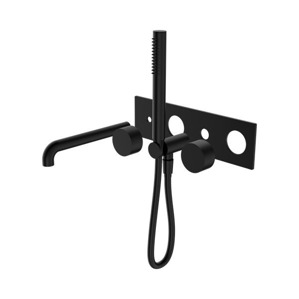 Nero Kara Progressive Shower System With Spout 230mm Trim Kits Only Matte Black - NR271903a230tMB
