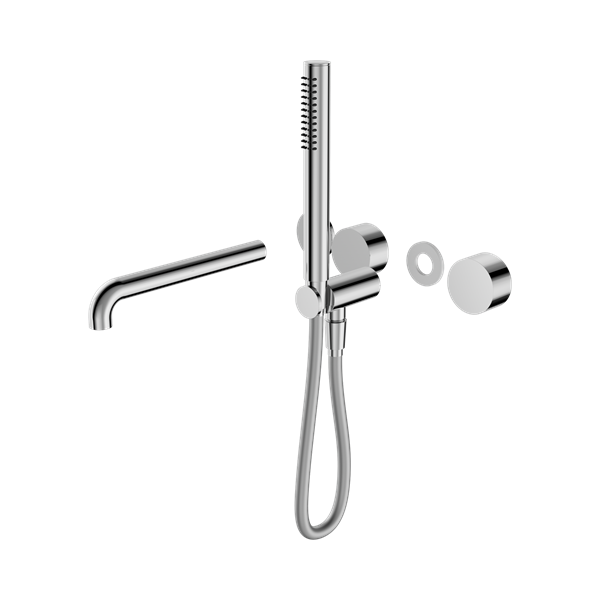 Nero Kara Progressive Shower System Separate Plate With Spout 230mm Trim Kits Only Chrome - NR271903b230tCH