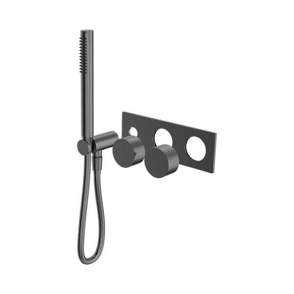Nero Kara Progressive Shower System Trim Kits Only Gun Metal - NR271903ctGM