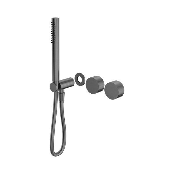 Nero Kara Progressive Shower System Separate Plate Trim Kits Only Gun Metal - NR271903dtGM