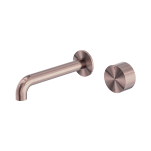 Nero Kara Progressive Wall Basin/Bath Set 120mm Brushed Bronze - NR271907a120BZ