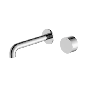 Nero Kara Progressive Wall Basin/Bath Set 185mm Chrome - NR271907a185CH