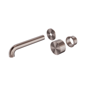 Nero Kara Progressive Wall Basin/Bath Set 120mm Trim Kits Only Brushed Bronze - NR271907at120BZ