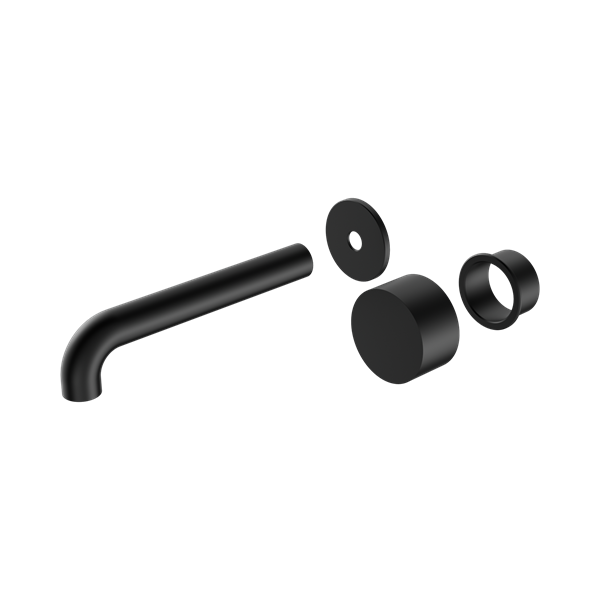 Nero Kara Progressive Wall Basin/Bath Set 120mm Trim Kits Only Matte Black - NR271907at120MB