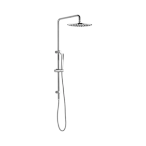 Nero Dolce Round Twin Shower With Slim Hand Shower Chrome - NR280705csCH
