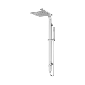 Nero Astra Rain Square Twin Shower Single Hose Chrome - NR281305cCH