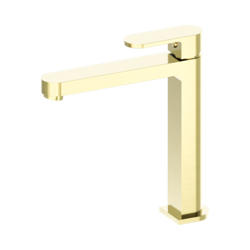 Nero Ecco Tall Basin Mixer Brushed Gold - NR301301aBG
